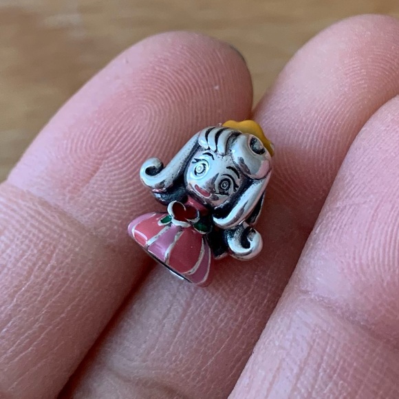 NWOT Princess Aurora Sleeping Beauty Charm Sterling Silver 925 - Picture 3 of 10